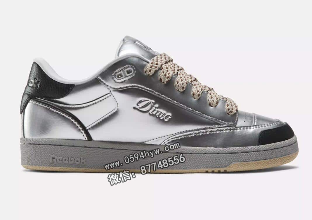 Dime x Reebok 俱乐部 C Bulc “银色金属” 将于2023年11月发布。