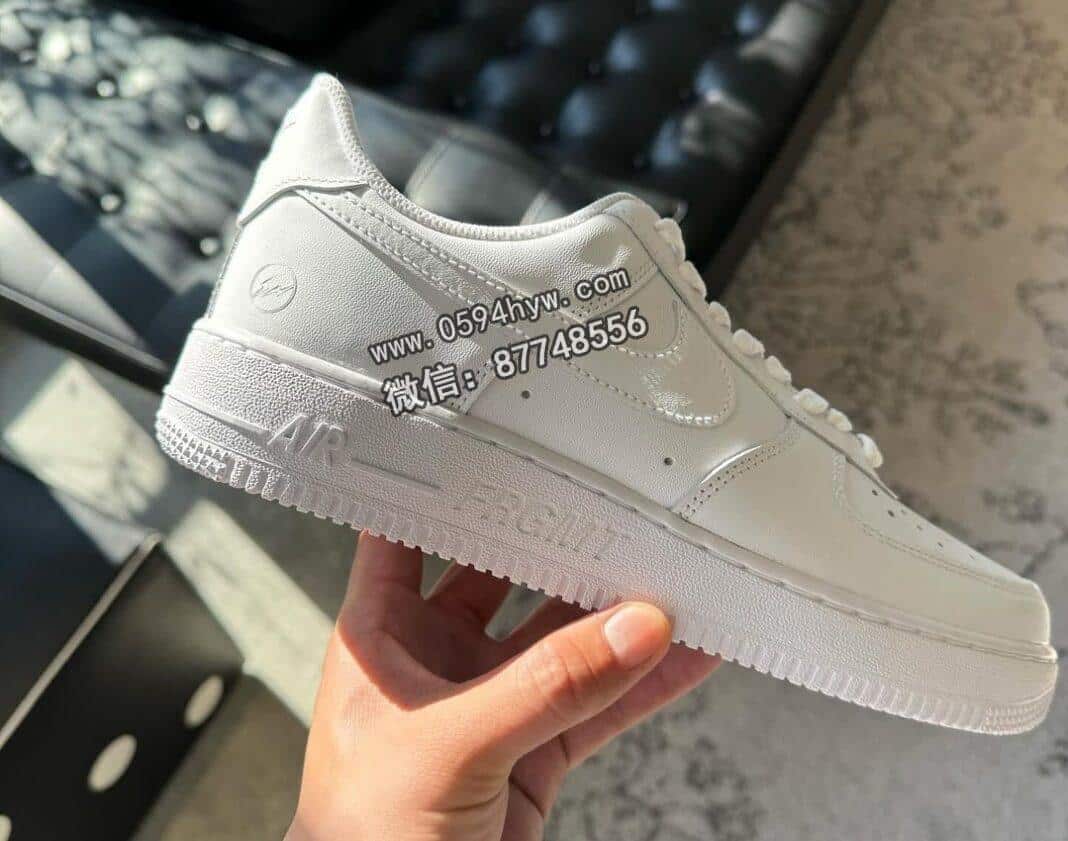 2024年发布Fragment Design x Nike Air Force 1 Low“白色”