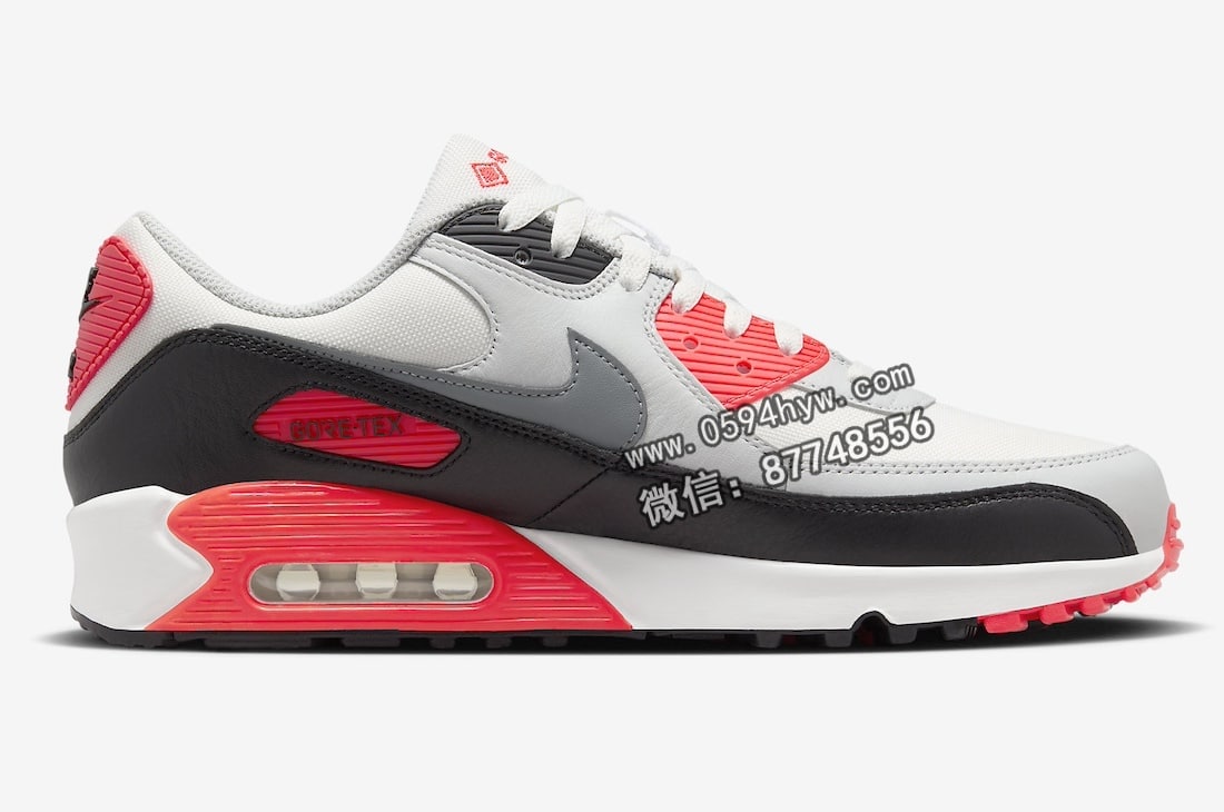 耐克, Nike Air Max 90, GORE-TEX, Air Max 90, Air Max, AI, 2024 - 2024年1月发售的耐克Air Max 90 Gore-Tex “亮红色”