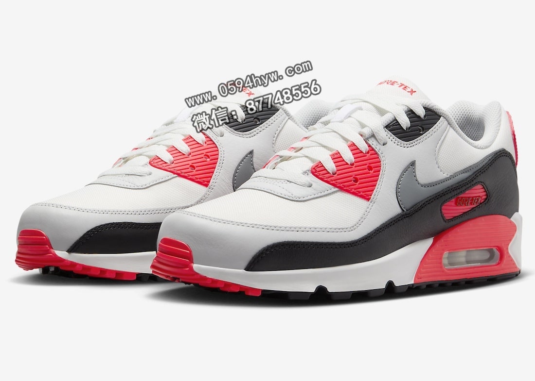 耐克, Nike Air Max 90, GORE-TEX, Air Max 90, Air Max, AI, 2024 - 2024年1月发售的耐克Air Max 90 Gore-Tex “亮红色”