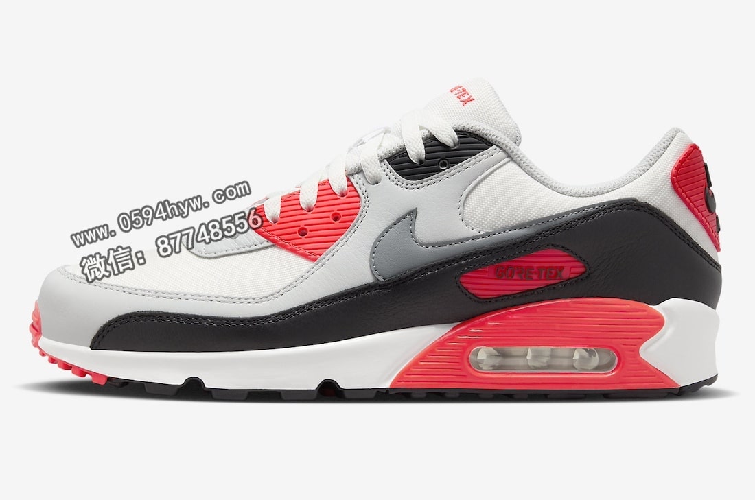 耐克, Nike Air Max 90, GORE-TEX, Air Max 90, Air Max, AI, 2024 - 2024年1月发售的耐克Air Max 90 Gore-Tex “亮红色”