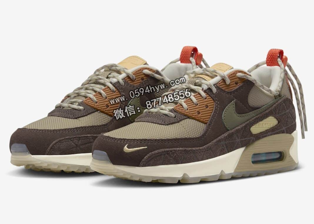 耐克Air Max 90 SE “巴洛克棕色”搭配橡筋调节器上市