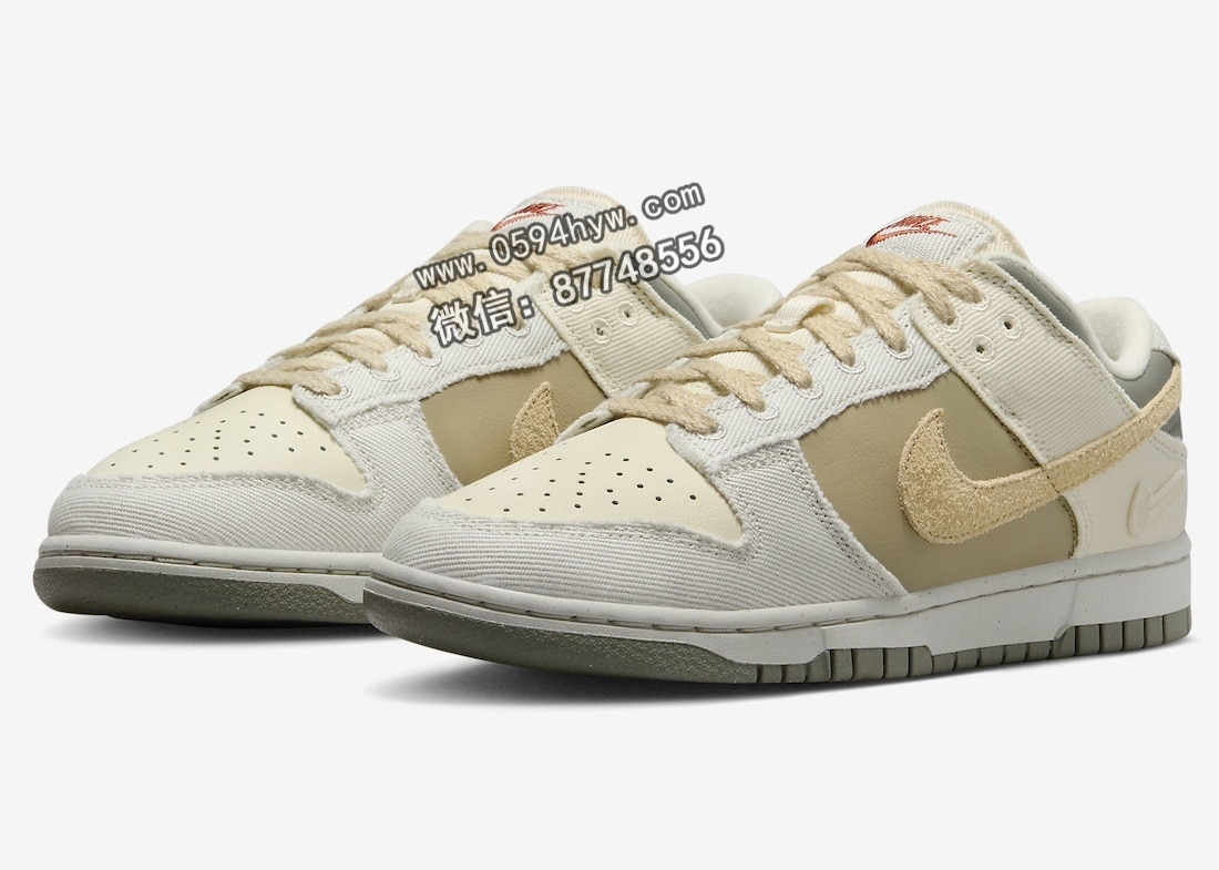 耐克, Swoosh, Nike Dunk Low, Nike Dunk, EVA, Dunk Low, Dunk, 2024 - 2024年2月发布的耐克Dunk Low“芝麻/雪花白”