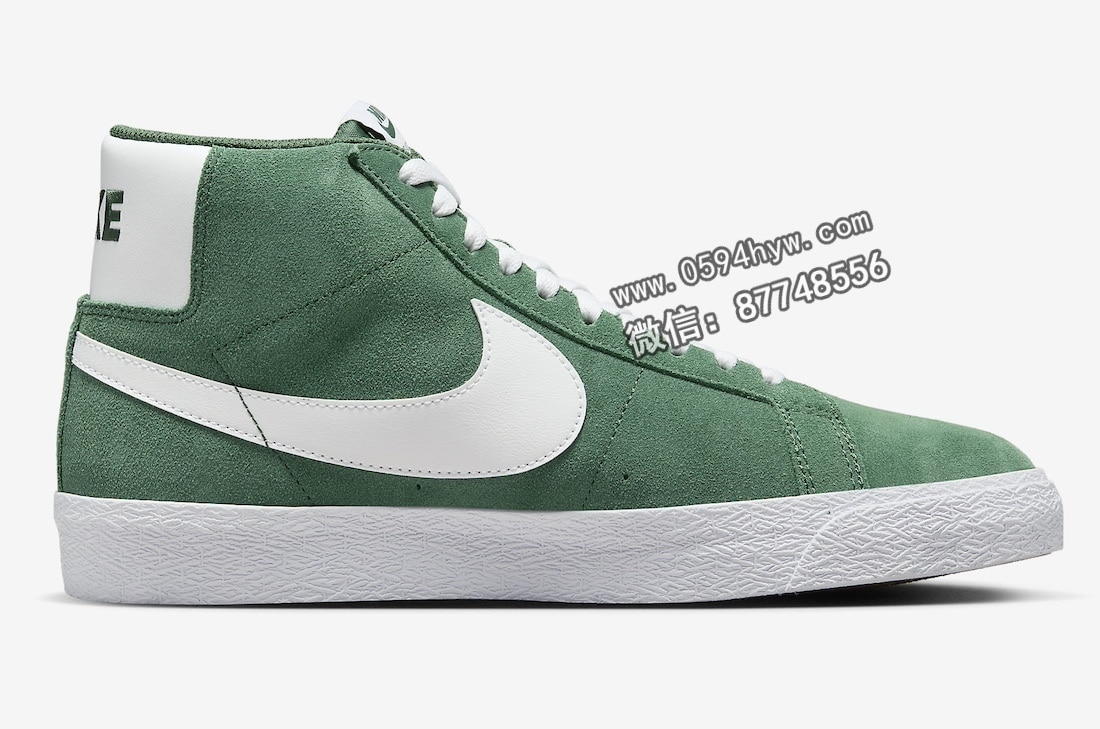 耐克SB, 耐克, Swoosh, SB Blazer Mid, Nike SB Blazer Mid, Blazer Mid, Blazer - 耐克SB Blazer Mid现身“绿麂皮”