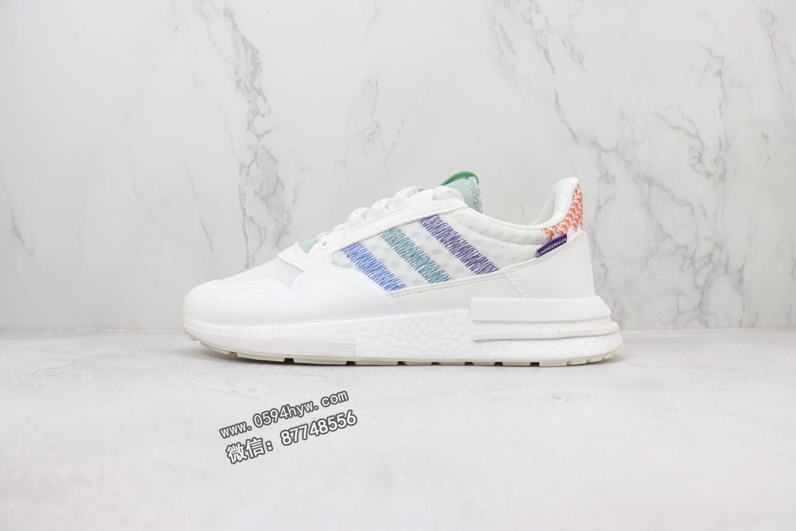 Adidas ZX500 RM Boost OG 爆米花百搭复古慢跑鞋 货号: DB3510