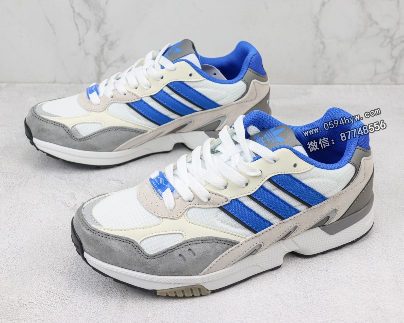 Adidasidas originals Torsion 复古运动鞋 灰蓝 货号：IE4213