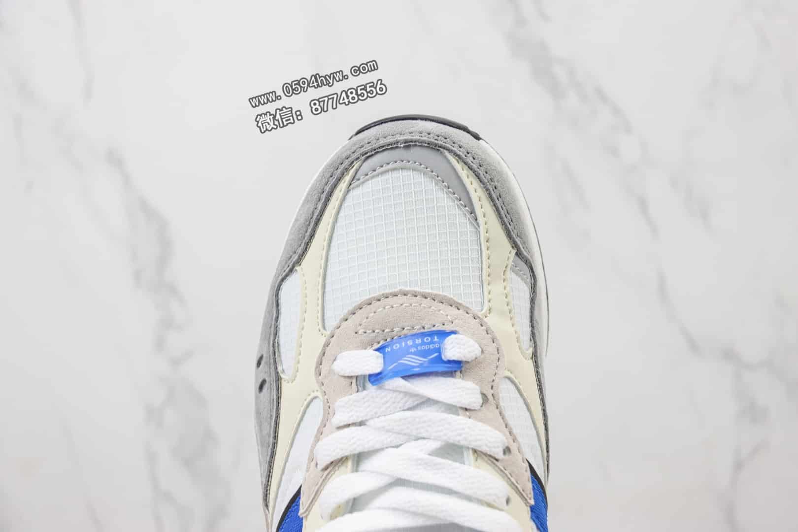 Adidasidas originals Torsion 复古运动鞋 灰蓝 货号：IE4213