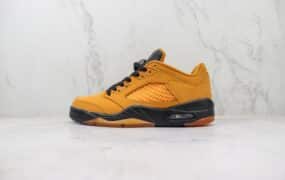 Air Jordan 5 Retro Low AJ5 乔丹篮球鞋 黄色 货号：DA8016-700