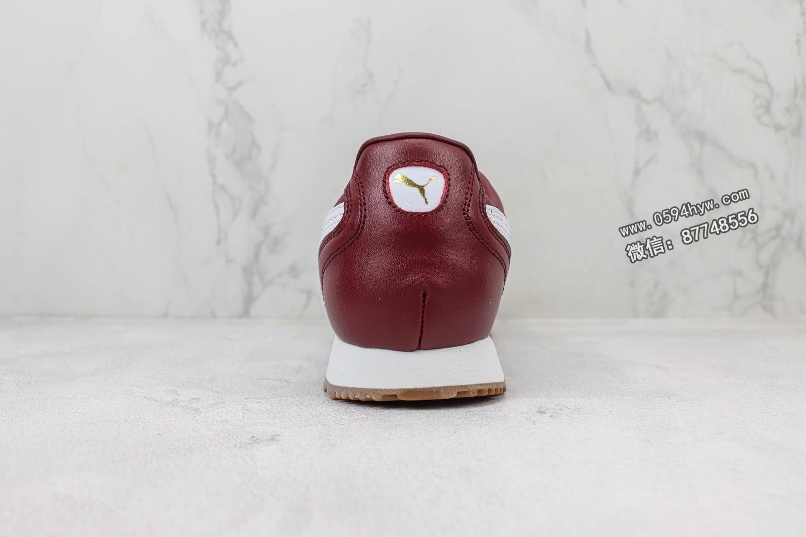 彪马 Puma Roma Anniversario 运动鞋 酒红色 货号：366673-02