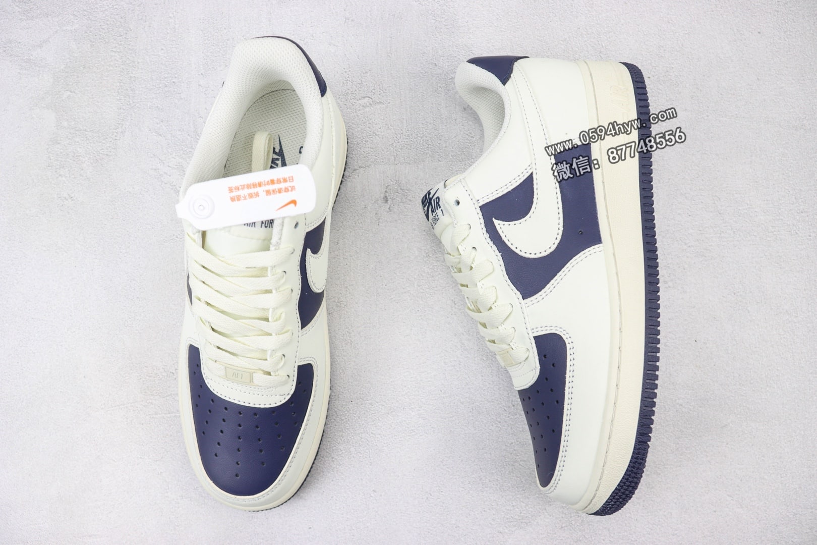 空军 白深蓝 CW2288-111 Nike Air Force 1 BY YOU 空军一号低帮休闲板鞋 货号：CW2288-111