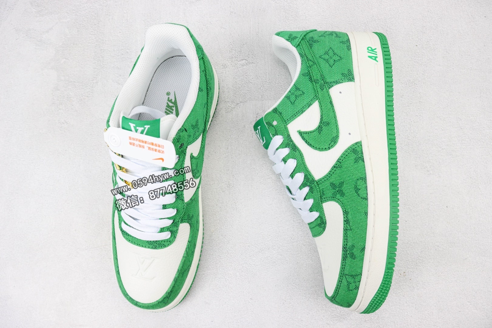 空军 LV印花 定制配色 Nike Air Force 1 Low 空军一号低帮运动休闲板鞋