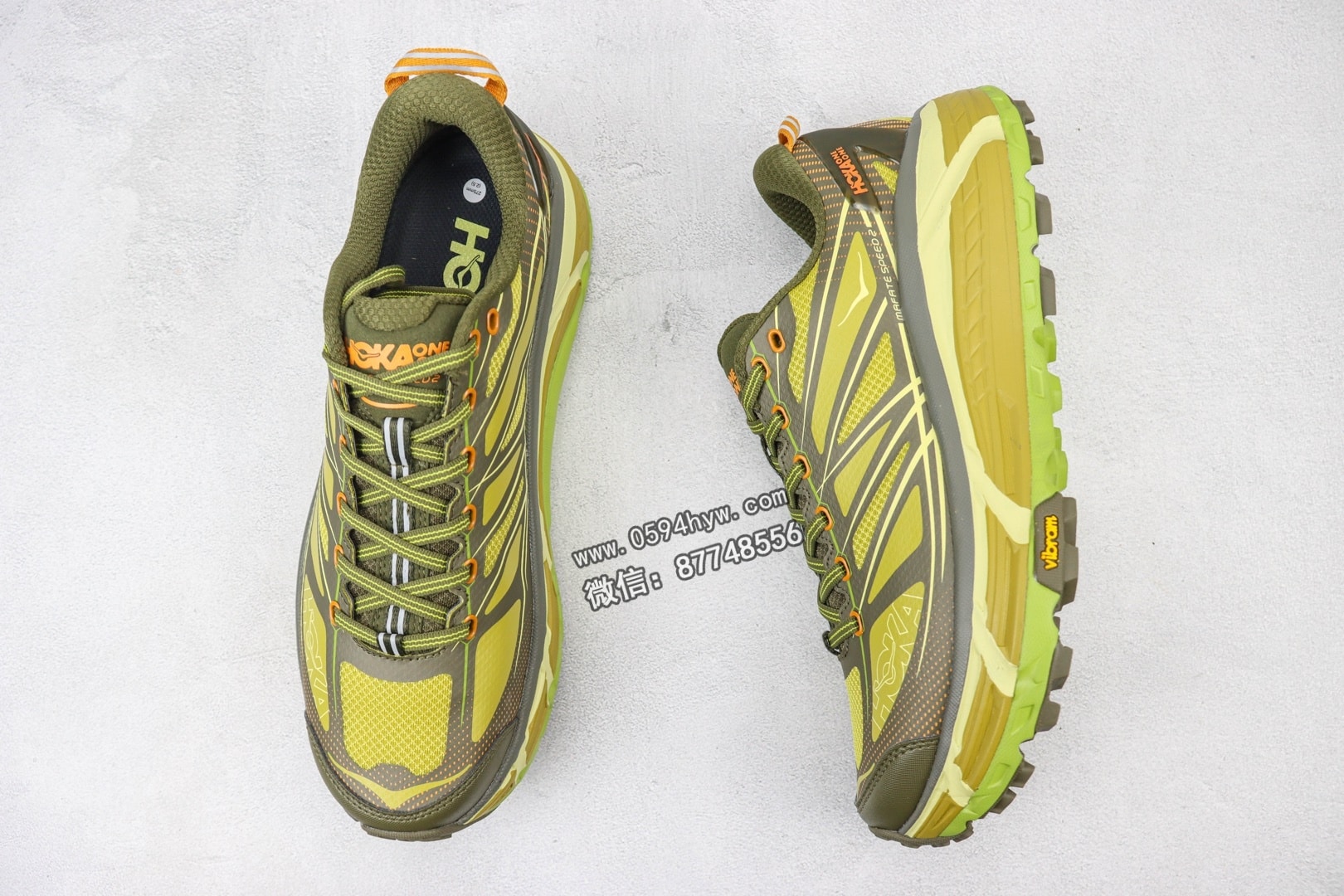 HOKA ONE ONE Mafate Speed 2Low 玛法特2代系列低帮轻量户外越野休闲运动慢跑鞋 灰色 货号：1126851 / DOGL