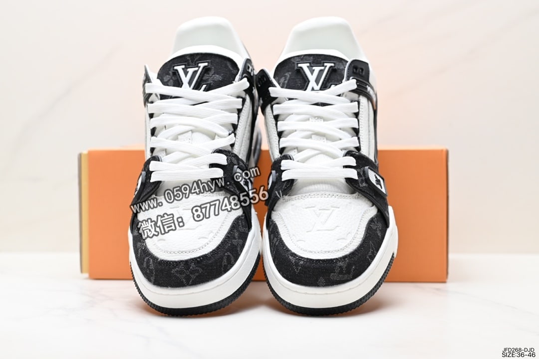 运动鞋, 路易威登, Louis Vuitton Trainer, Louis Vuitton, 85, 580, 2023 - LV路易威登Louis Vuitton Trainer Maxi Low Sneaker