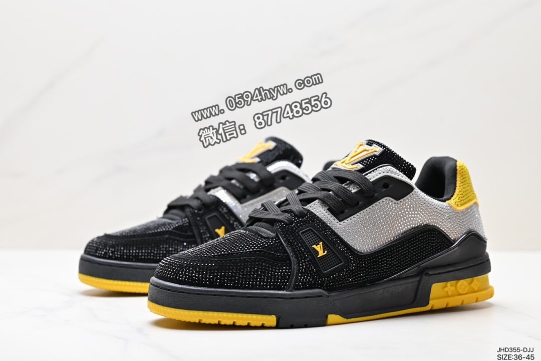 运动鞋, 路易威登, 板鞋, 休闲鞋, Louis Vuitton, 85, 2023 - LV路易威登Louis Vuitton Trainer Maxi Low Sneaker