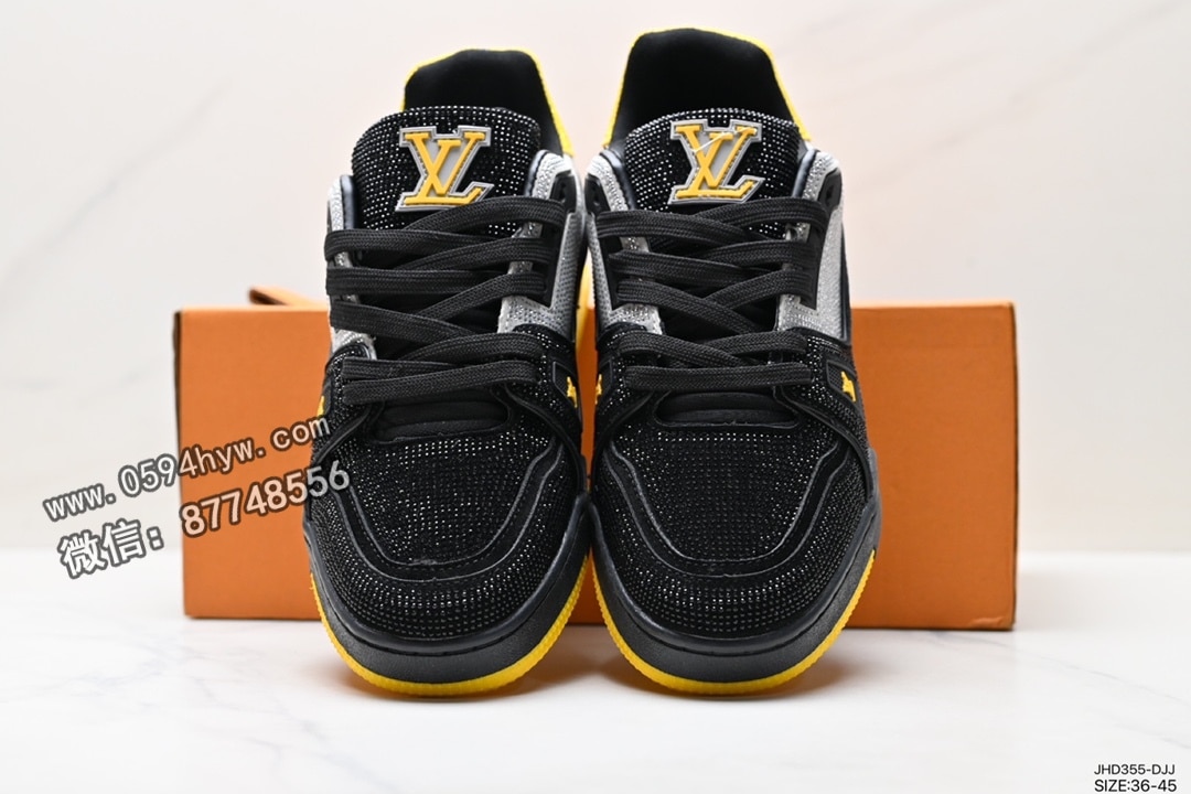 运动鞋, 路易威登, 板鞋, 休闲鞋, Louis Vuitton, 85, 2023 - LV路易威登Louis Vuitton Trainer Maxi Low Sneaker