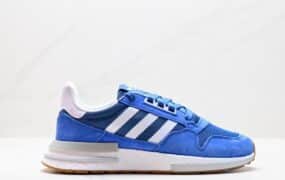 阿迪达斯 ZX500 RM Boost Adidas 休闲鞋 麂皮 网眼鞋 货号：D97046