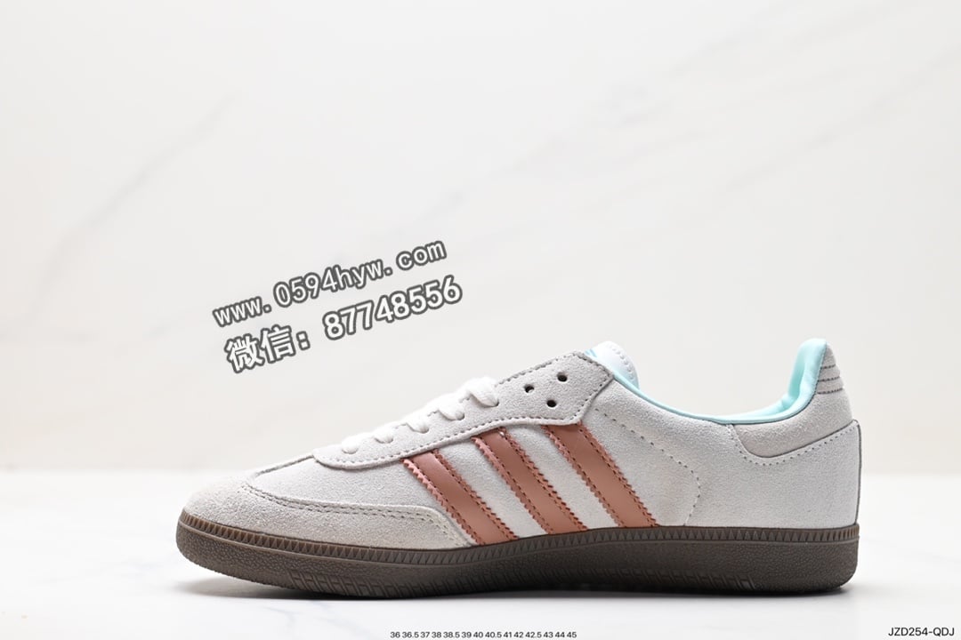 复刻, Samba OG, SAMBA, Originals, Original, Adidas - Adidasidas Samba Team 翻毛灰裸粉 鞋子 Adidasidas Originals Samba Vegan 桑巴德训鞋 Adidasidas Samba OG修长的鞋楦 完美复刻1:1  货号：ID2047  Size：35-45（半） ID:JZD254-QDJ