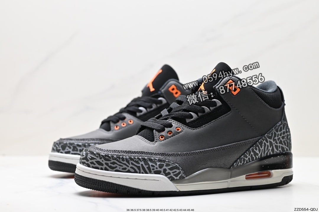 篮球鞋, 乔丹篮球鞋, 乔丹, Jordan, AJ3, Air Jordan 3 Retro, Air Jordan 3, Air Jordan - Air Jordan 3 Retro "Hide and Sneak" 白灰棕 AJ3 乔丹3代 aj3 乔3 白灰棕 乔丹篮球鞋系列 货号：CT8532-080