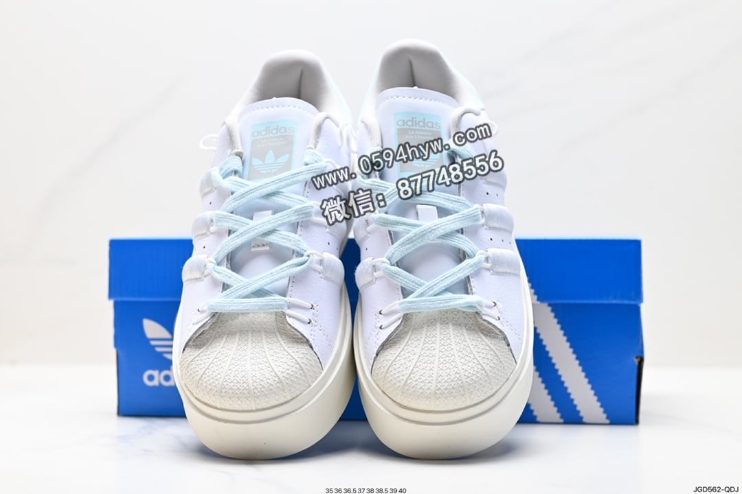 阿迪达斯, 阿迪, 贝壳头, 板鞋, Superstar, PE, Adidas - 阿迪达斯 Superstar Ayoon W 轻量版贝壳头板鞋 GY6793
尺码：35-40
货号：JGD562-QDJ