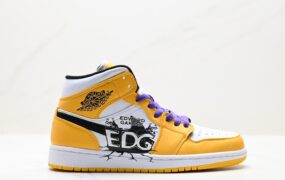 Nike Air Jordan 1 Mid Green Yellow AJ1 篮球鞋 货号: BQ6931-700