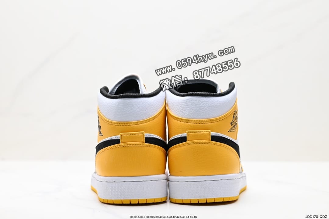 篮球鞋, Nike Air, NIKE, Jordan, Aj1, Air Jordan 1 Mid, Air Jordan 1, Air Jordan - Nike Air Jordan 1 Mid Green Yellow AJ1 篮球鞋 货号: BQ6931-700