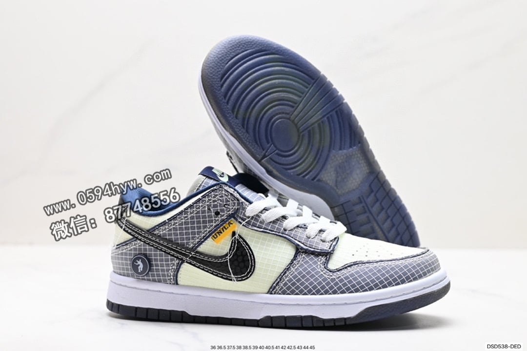 板鞋, SB Dunk Low, Nike SB Dunk, Nike SB, NIKE, Dunk - Union LA x Nike SB DuNike Low Blue 低帮休闲运动滑板板鞋 DJ9649-400