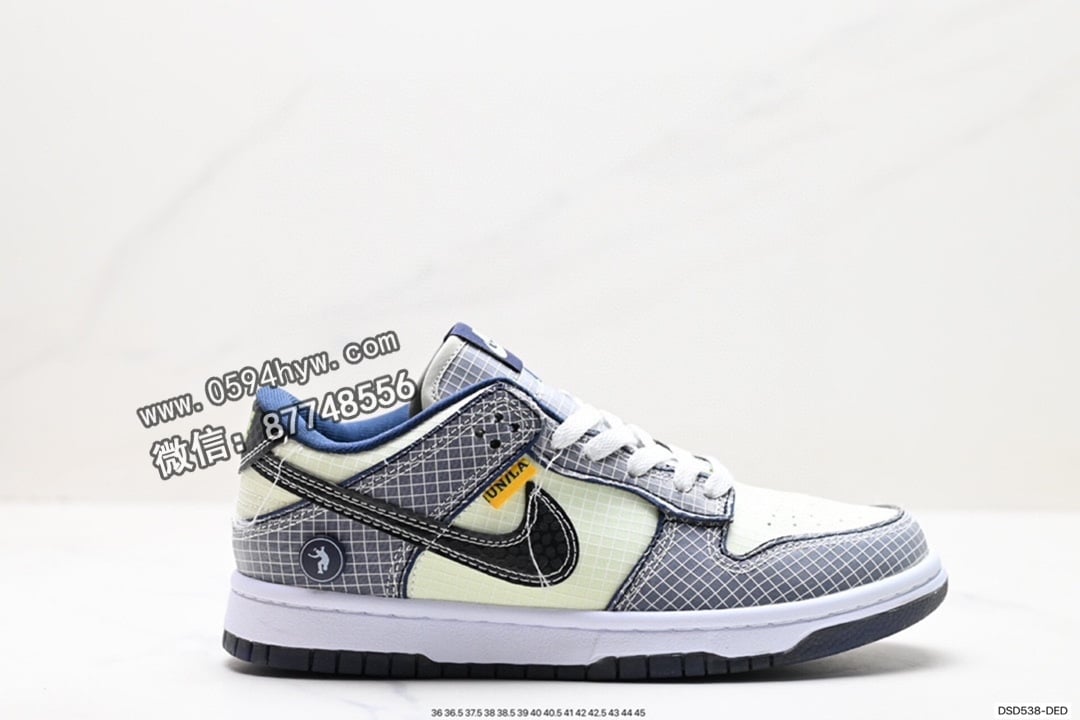 Union LA x Nike SB DuNike Low Blue 低帮休闲运动滑板板鞋 DJ9649-400