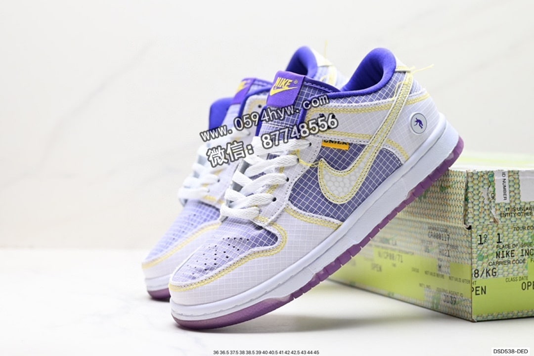 板鞋, SB Dunk Low, Nike SB Dunk, Nike SB, NIKE, Dunk - Union LA x Nike SB DuNike Low Blue 低帮休闲运动滑板板鞋 货号：DJ9649-400