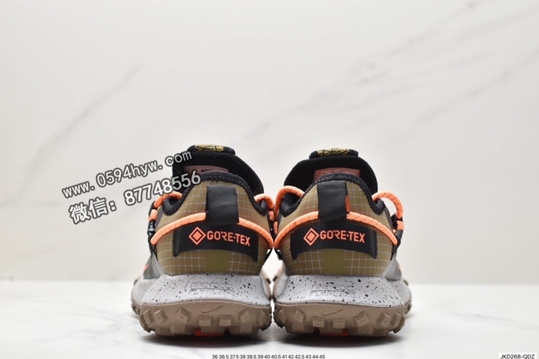 运动鞋, React, Nike ACG Mountain Fly Low GTX SE, Nike ACG Mountain Fly Low, Nike ACG, NIKE, KD, GORE-TEX - Nike ACG Mountain Fly Low GTX SE 运动鞋鞋帮低款 Gore-Tex GORE-TEX材料粘性橡胶外底 React泡绵中底 货号：DC9045-200 尺码：36-45款 ID:JKD268-QDZ