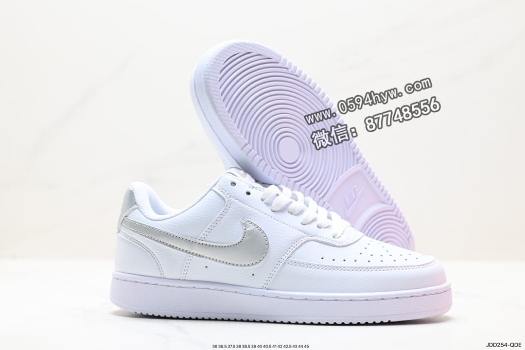 运动鞋, 篮球鞋, Nike Court Vision Low, NIKE, 2023 - Nike Court Vision Low 白黑 篮球鞋 货号：CD5483-103