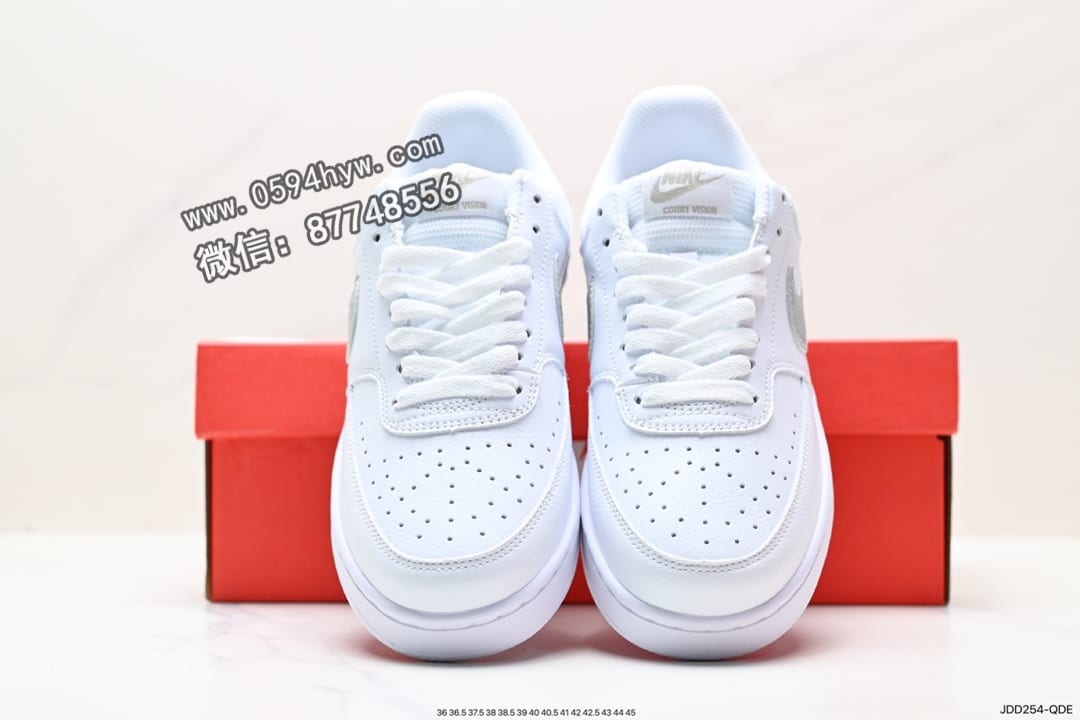 运动鞋, 篮球鞋, Nike Court Vision Low, NIKE, 2023 - Nike Court Vision Low 白黑 篮球鞋 货号：CD5483-103