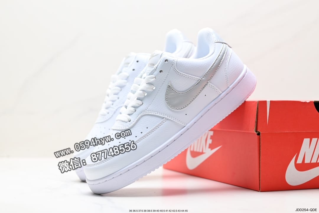 运动鞋, 篮球鞋, Nike Court Vision Low, NIKE, 2023 - Nike Court Vision Low 白黑 篮球鞋 货号：CD5483-103