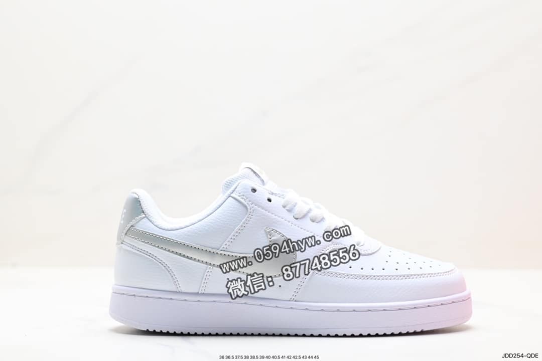 Nike Court Vision Low 白黑 篮球鞋 货号：CD5483-103