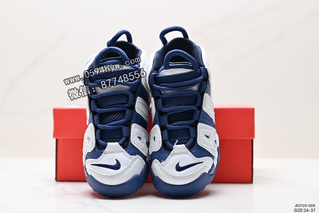 篮球鞋, WMNS, NIKE, GS, BARELY GREEN, Air More Uptempo, AI - Nike WMNS Air More Uptempo GS 高街篮球鞋