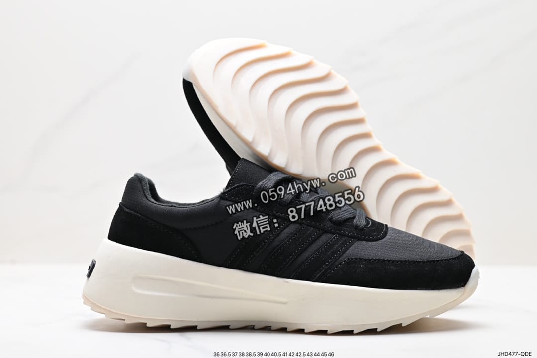 联名, 板鞋, Fear of God, Fear, adidas Originals, Adidas - Fear of God x Adidas联名厚底增高板鞋 货号：IF4216