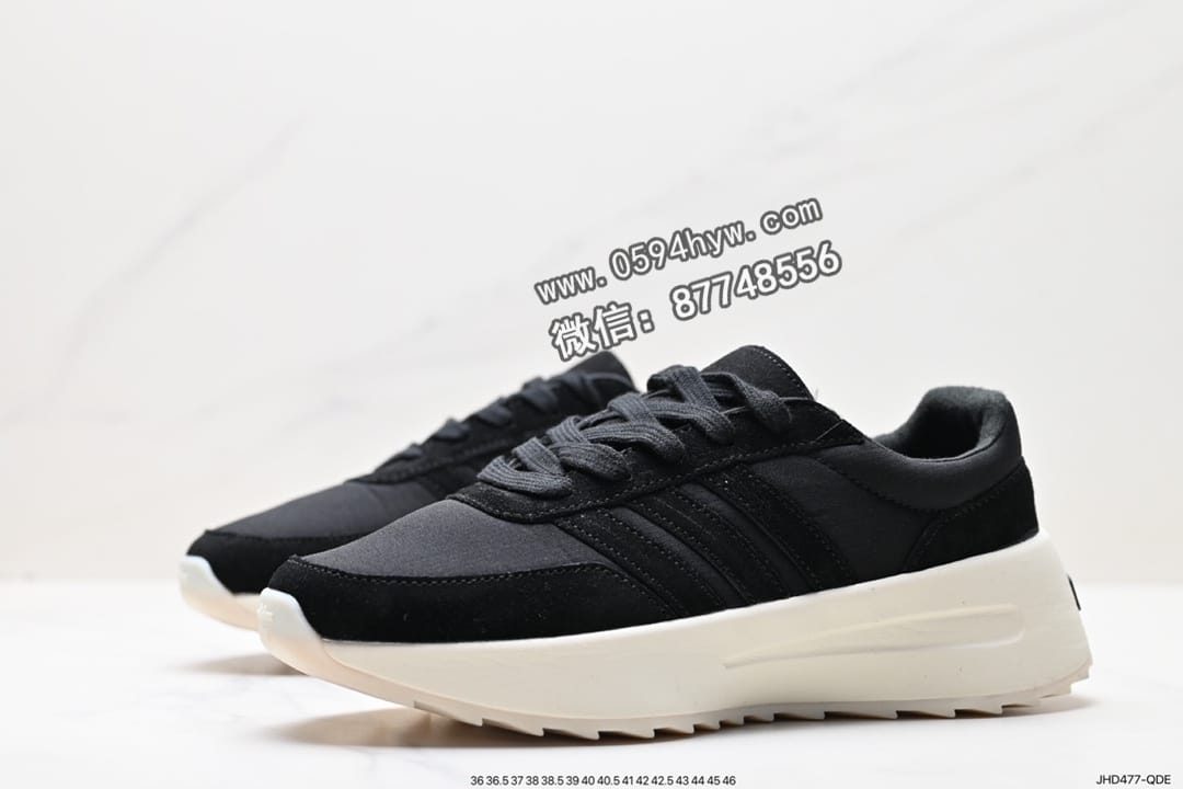 联名, 板鞋, Fear of God, Fear, adidas Originals, Adidas - Fear of God x Adidas联名厚底增高板鞋 货号：IF4216