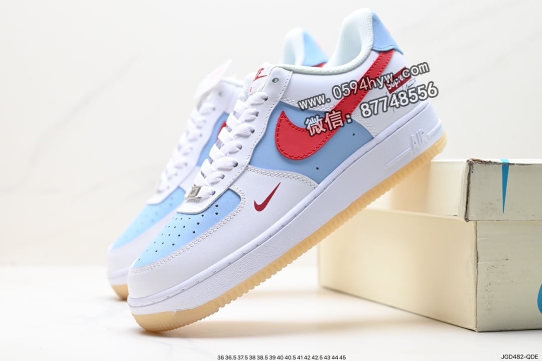 空军一号, 板鞋, Nike Air Force 1 Low, Nike Air Force 1, Nike Air, NIKE, Air Force 1 Low, Air Force 1 - 耐克 Nike Air Force 1 Low 空军一号低帮百搭休闲运动板鞋 鞋帮高度：低帮 货号：BS9055-826 尺码：36-45 ID：JGD482-QDE