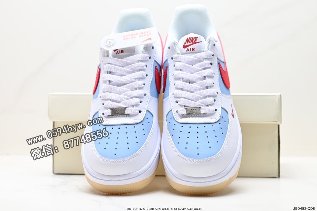 空军一号, 板鞋, Nike Air Force 1 Low, Nike Air Force 1, Nike Air, NIKE, Air Force 1 Low, Air Force 1 - 耐克 Nike Air Force 1 Low 空军一号低帮百搭休闲运动板鞋 鞋帮高度：低帮 货号：BS9055-826 尺码：36-45 ID：JGD482-QDE