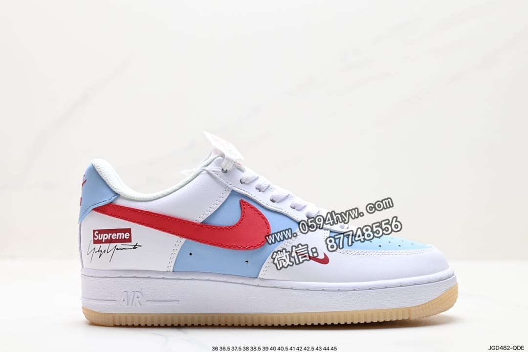 耐克 Nike Air Force 1 Low 空军一号低帮百搭休闲运动板鞋 鞋帮高度：低帮 货号：BS9055-826 尺码：36-45 ID：JGD482-QDE