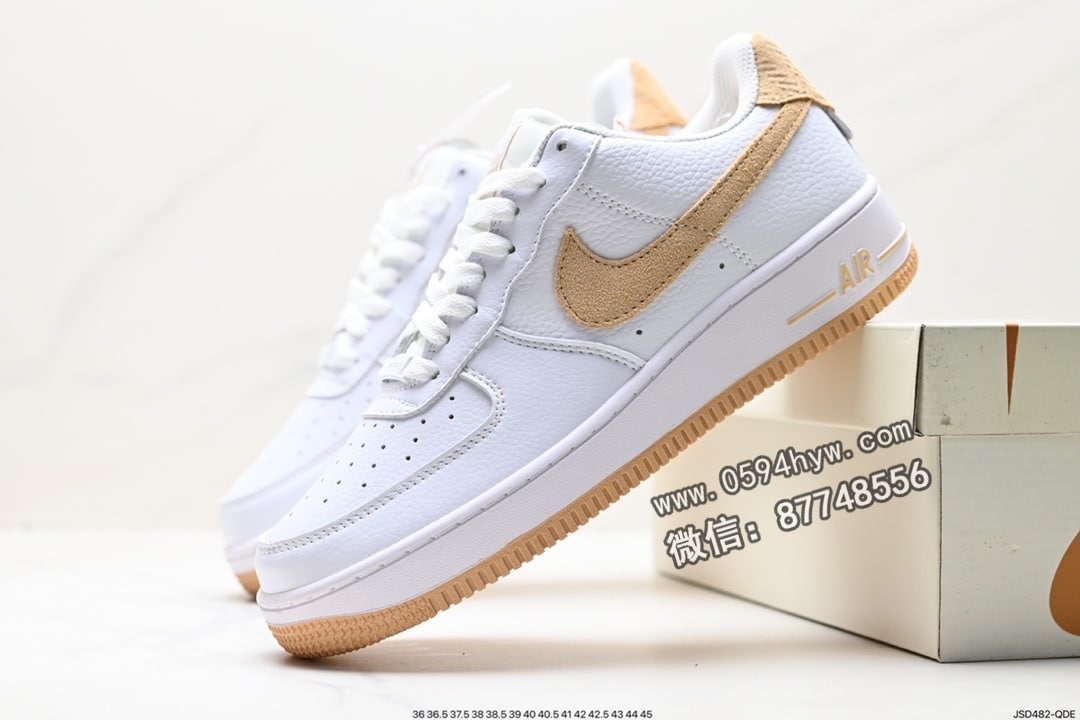 运动鞋, NIKE, FORCE 1, Air Force 1, AI, 07 - Air Force 1 ‘07 Low 原楦头原纸板 空军版型 货号：CN2873-103