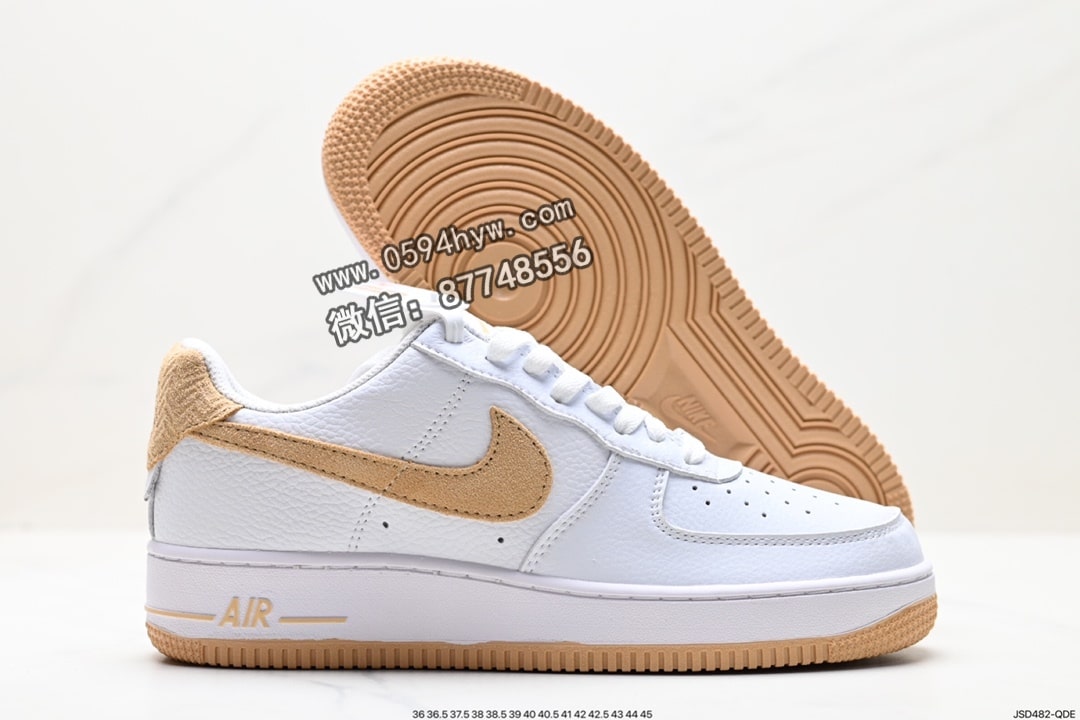 运动鞋, NIKE, FORCE 1, Air Force 1, AI, 07 - Air Force 1 ‘07 Low 原楦头原纸板 空军版型 货号：CN2873-103