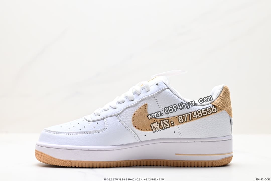 运动鞋, NIKE, FORCE 1, Air Force 1, AI, 07 - Air Force 1 ‘07 Low 原楦头原纸板 空军版型 货号：CN2873-103