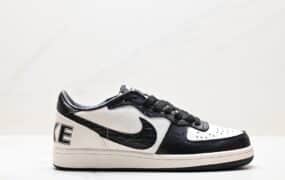 Nike Terminator Brown Croc 低帮板鞋 摩卡透气 白色棕色 货号FV0396-001