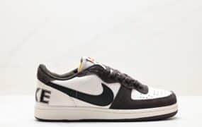 耐克 Nike Terminator Brown Croc 低帮板鞋 摩卡色 货号：FV0396-001