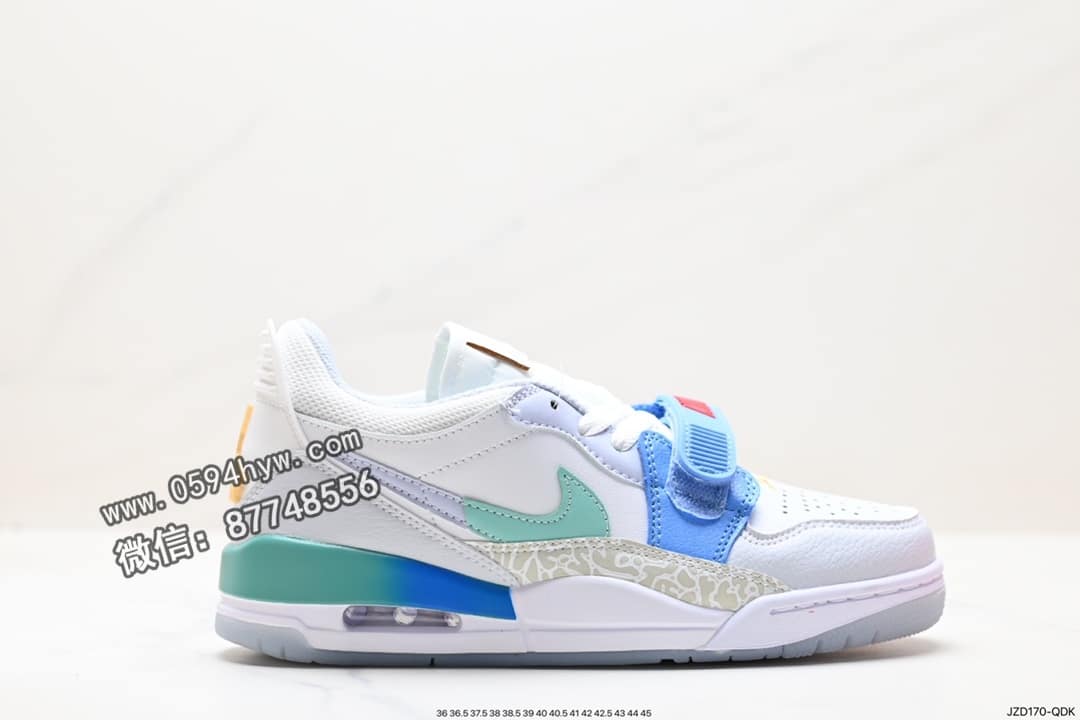 Nike Air Jordan Legacy 312 Low 篮球鞋 白绿 货号: FN8896-131