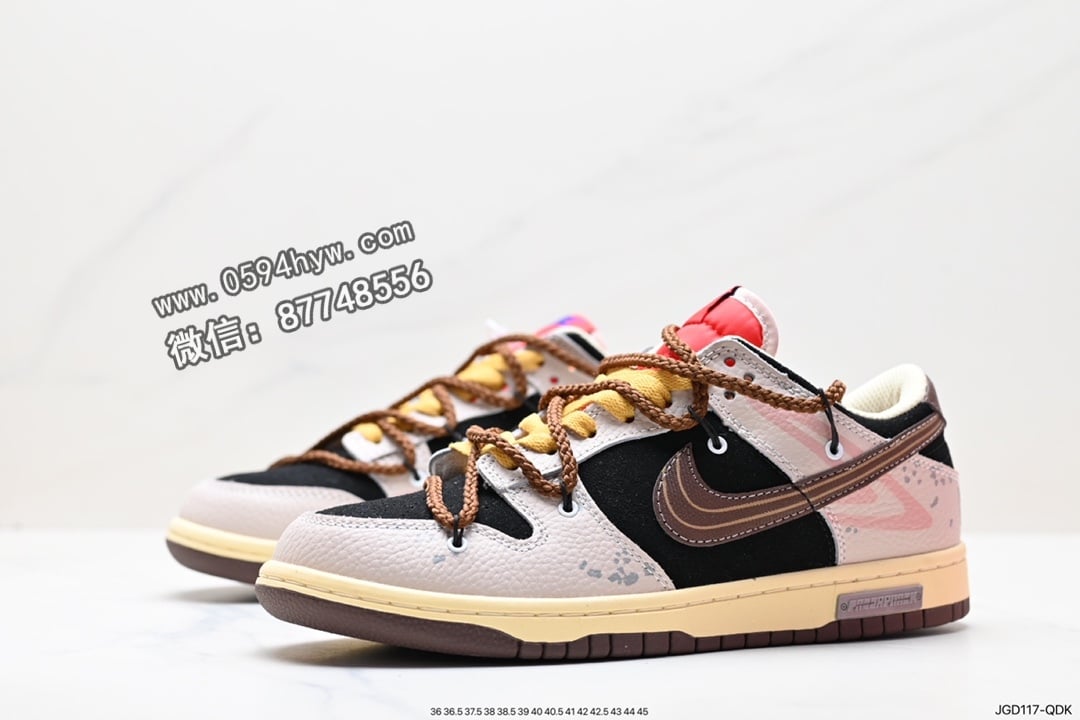 运动鞋, 板鞋, SB Dunk Low, Nike SB, NIKE, EVA - Nike SB DuNike Low“Milk White/PiNike/Smile”系列 低帮滑板鞋 黑色 货号：DH9765-105