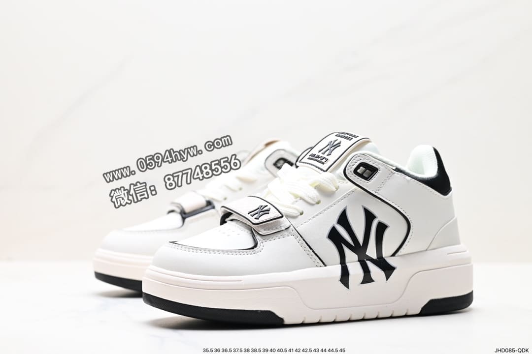 运动鞋, 跑鞋, 洋基队, 慢跑鞋, 休闲鞋, 休闲运动鞋, NY, NIKE, MLB Chunky Liner New York Yankees, MLB, HIGH, 2023, 07 - MLB ChuNikey Liner 韩国限定学长鞋 低帮百搭休闲运动鞋 皮革白黑NY印花 尺码: 35.5-45货号: 3ASXCDN3N品牌: MLB系列: ChuNikey Liner鞋子类型: 休闲运动鞋鞋帮高度: 低帮颜色: 皮革白黑NY印花货号: 3ASXCDN3N