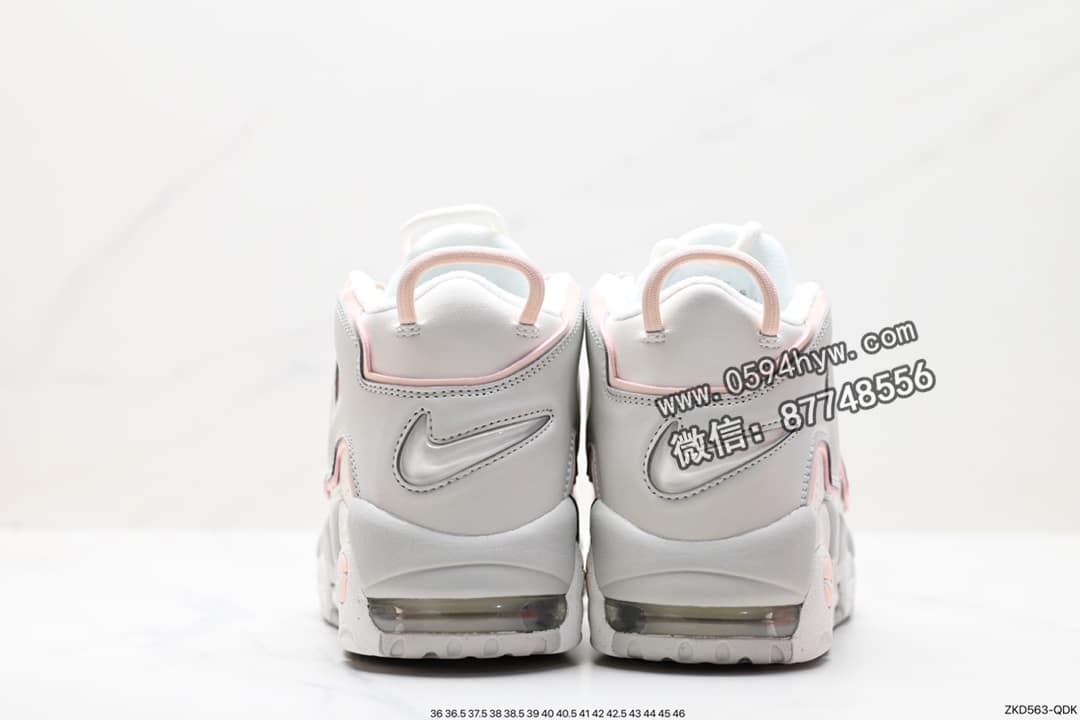 篮球鞋, Nike Air More Uptempo, Nike Air, NIKE, Air More Uptempo, AI - Nike Air More Uptempo OG 皮蓬全掌气垫篮球鞋 白橙货号：DV1137-101