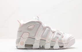 Nike Air More Uptempo OG 皮蓬全掌气垫篮球鞋 白橙货号：DV1137-101