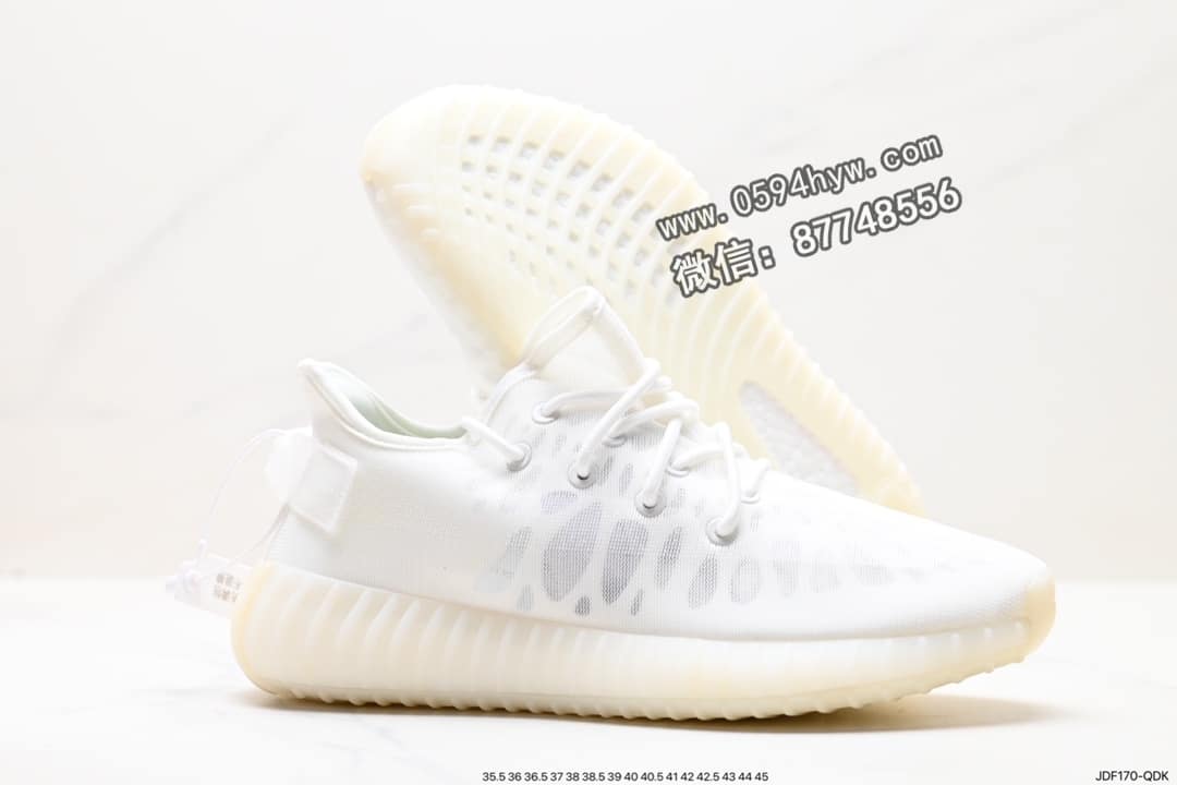 阿迪达斯, 运动鞋, 爆米花, Yeezy Boost 350 V2, Yeezy Boost 350, Yeezy, Mono Ice, Boost - 阿迪达斯 Yeezy Boost 350 V2 Mono Ice 爆米花运动鞋 货号: GW2869